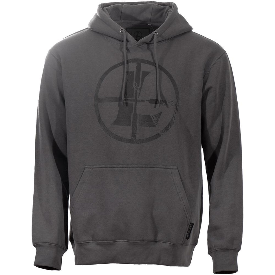 Leupold Gunmetal Distressed Reticle Logo Hoodie Medium