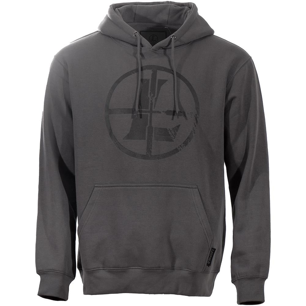 Leupold Gunmetal Distressed Reticle Logo Hoodie Large