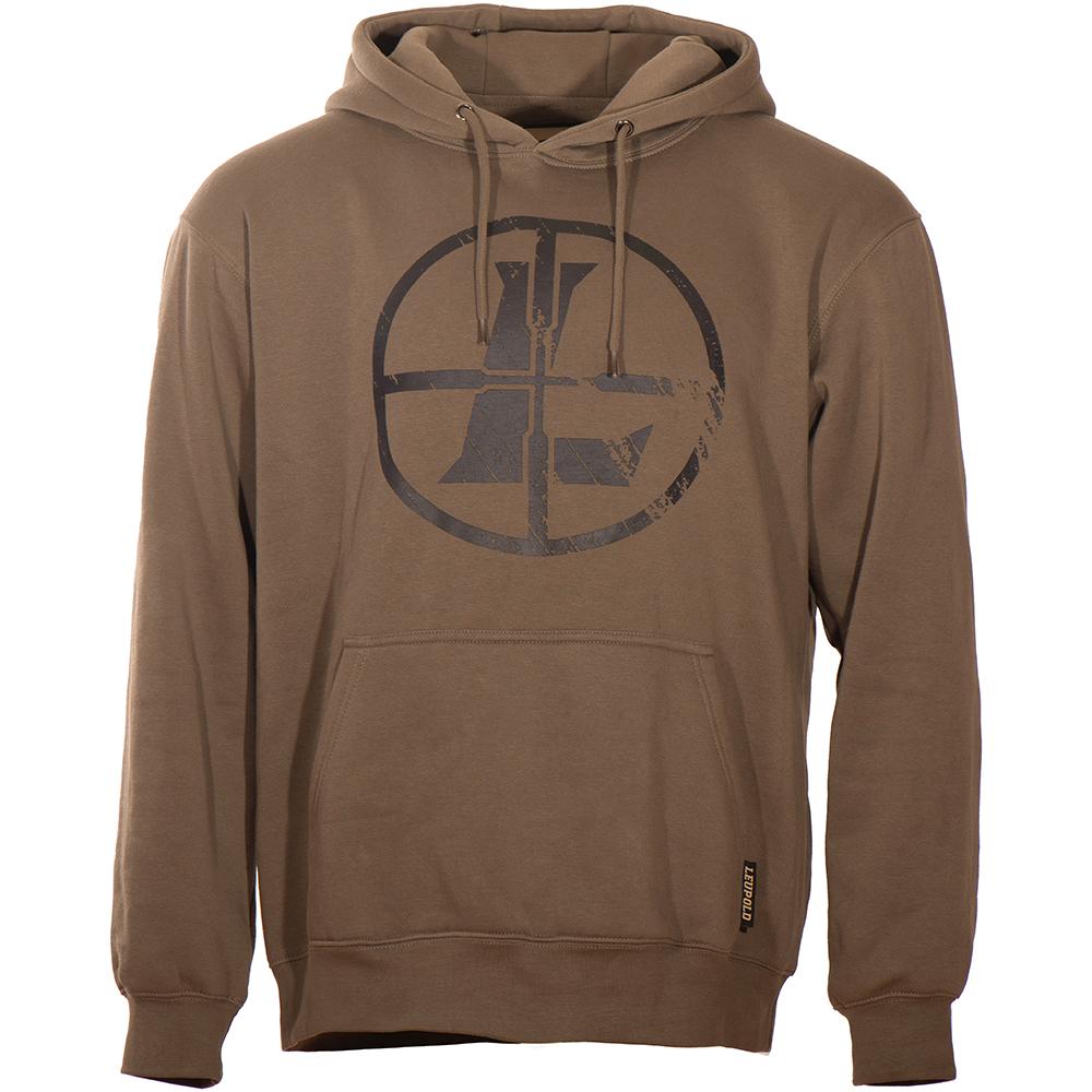 Leupold Iconic Logo Distressed Reticle Hoodie Otter 3XL