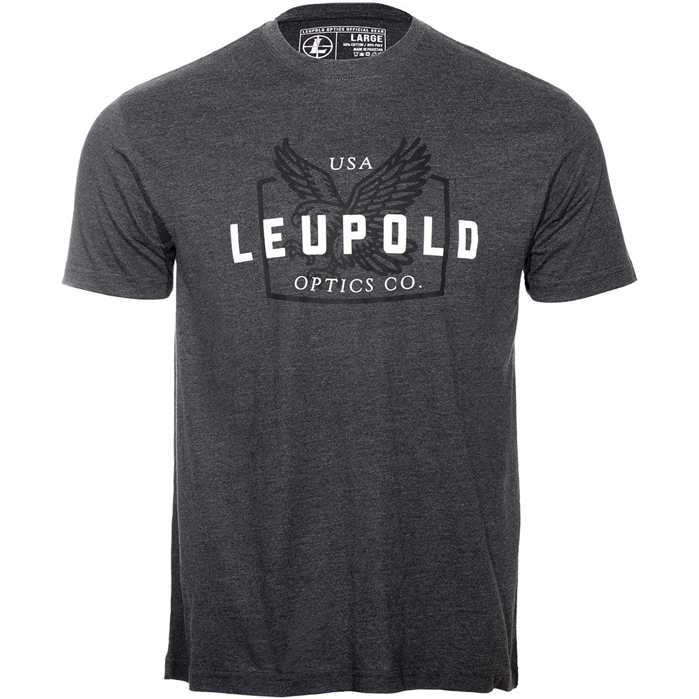 Leupold Eagle Short Sleeve Tee Charcoal Medium