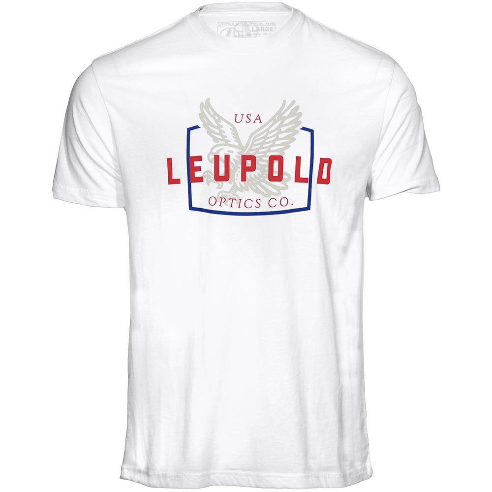 Leupold Eagle Cotton Blend Short Sleeve Shirt White Size 2XL