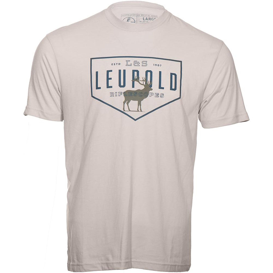 Leupold Bull Elk Short Sleeve Cotton Shirt Sand 2XL