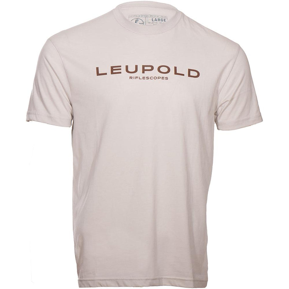 Leupold Riflescopes Cotton-Poly Short Sleeve Shirt Sand 2XL