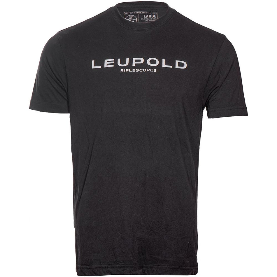 Leupold Short Sleeve Riflescopes Logo Shirt Black 2XL