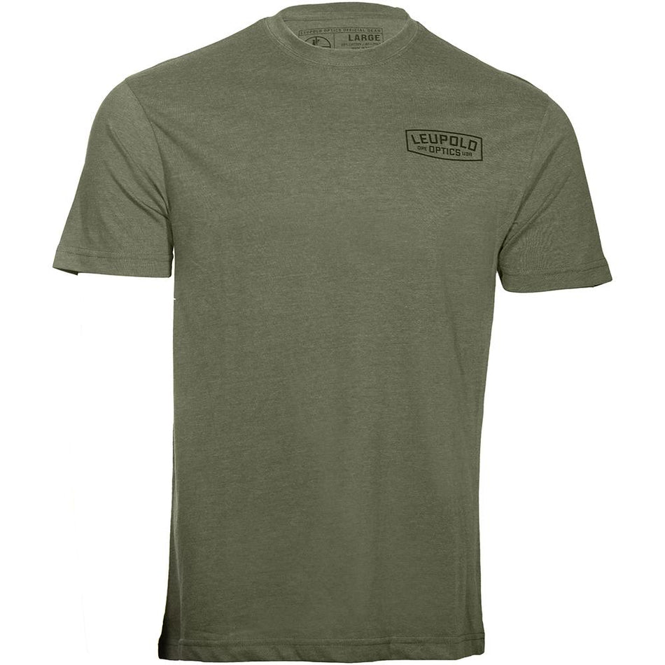 Leupold Badge Short Sleeve Breathable Tee Shirt Light Olive M