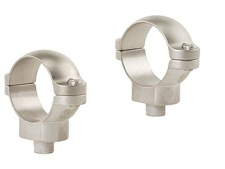 Leupold Quick Release 2-Piece QR Scope Rings - 1" Medium Silver Machined Steel