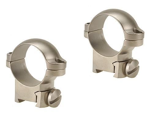 Leupold 2-Piece Sako Steel Scope Ringmounts 1 Inch Medium Silver Finish