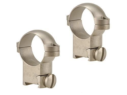 Leupold 1" High Silver Solid Steel Sako 2-Piece Ringmounts