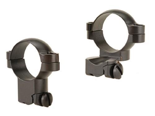 Leupold 2-Piece 30mm Super High Matte Black Scope Ring Mounts for Ruger M77