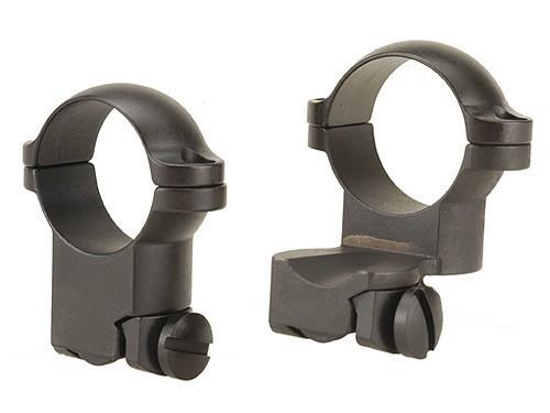 Leupold Matte Black 1" High Extension Ringmounts for Ruger No. 1 and 77/22 Rifles