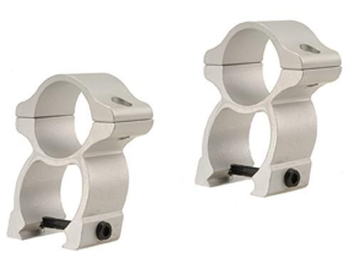 Leupold Rifleman Detachable Weaver See-Thru Scope Rings 1 Inch High Silver Aluminum
