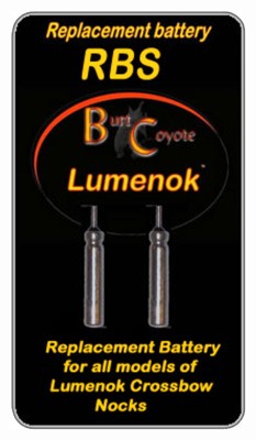 Lumenok Crossbow Lighted Nock Replacement Battery Pack of 2