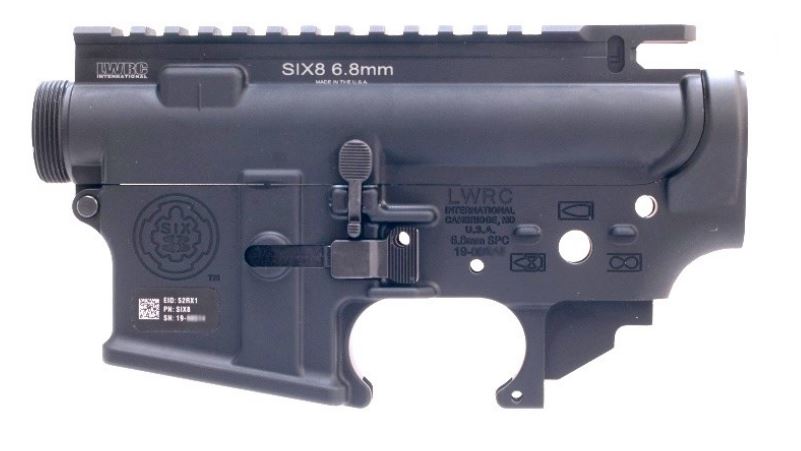 SIX8 RECEIVER SET 6.8SPC BLK UPPER/LOWER REC'R FOR 6.8SPC