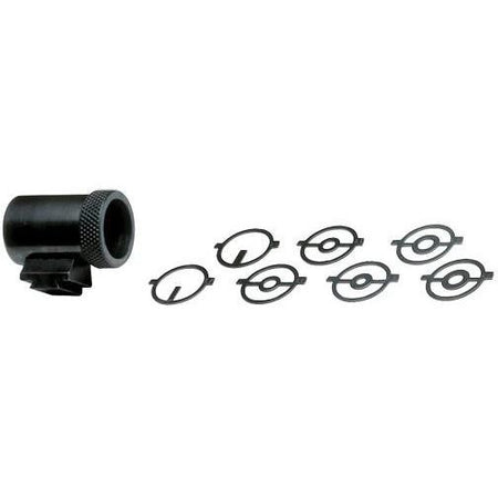 Lyman 20 MJT 7/8" Globe Front Sight 3/8" Dovetail Seven Anschutz Steel Apertures .700" Height