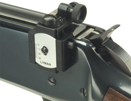 Lyman 66 Receiver Peep Sight with Quick-Release Slide and Dual Aperture Discs