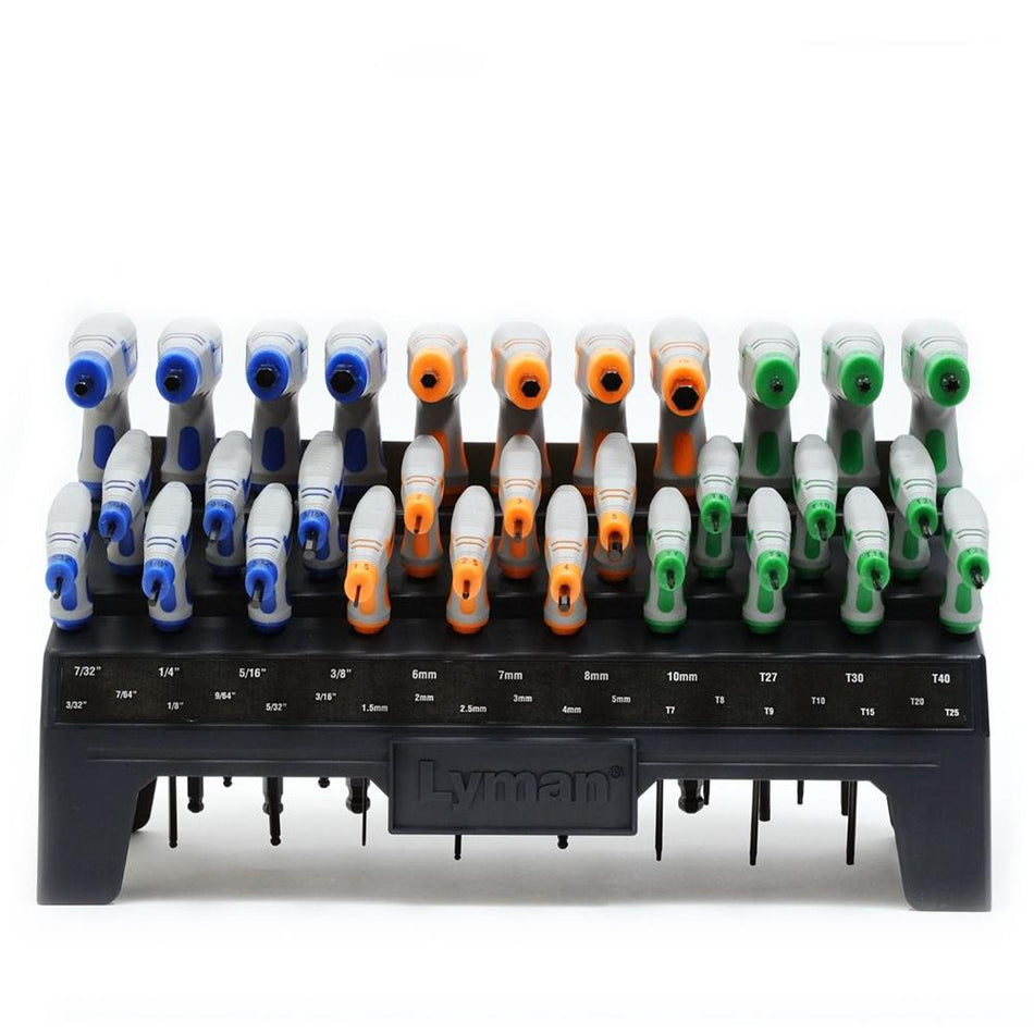 Lyman Heritage 30-Piece T-Handle Hex & Torx Wrench Kit