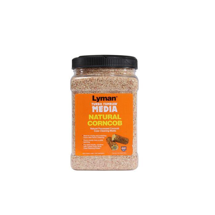 Lyman Corncob Tumbler Media Untreated 3.5 lb for Cartridge Case Cleaning