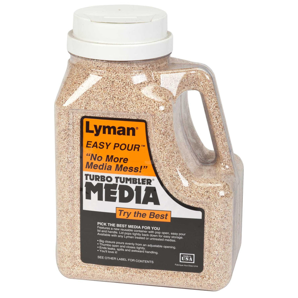 Lyman Turbo Corncob Cartridge Case Cleaning Media Easy Pour Container