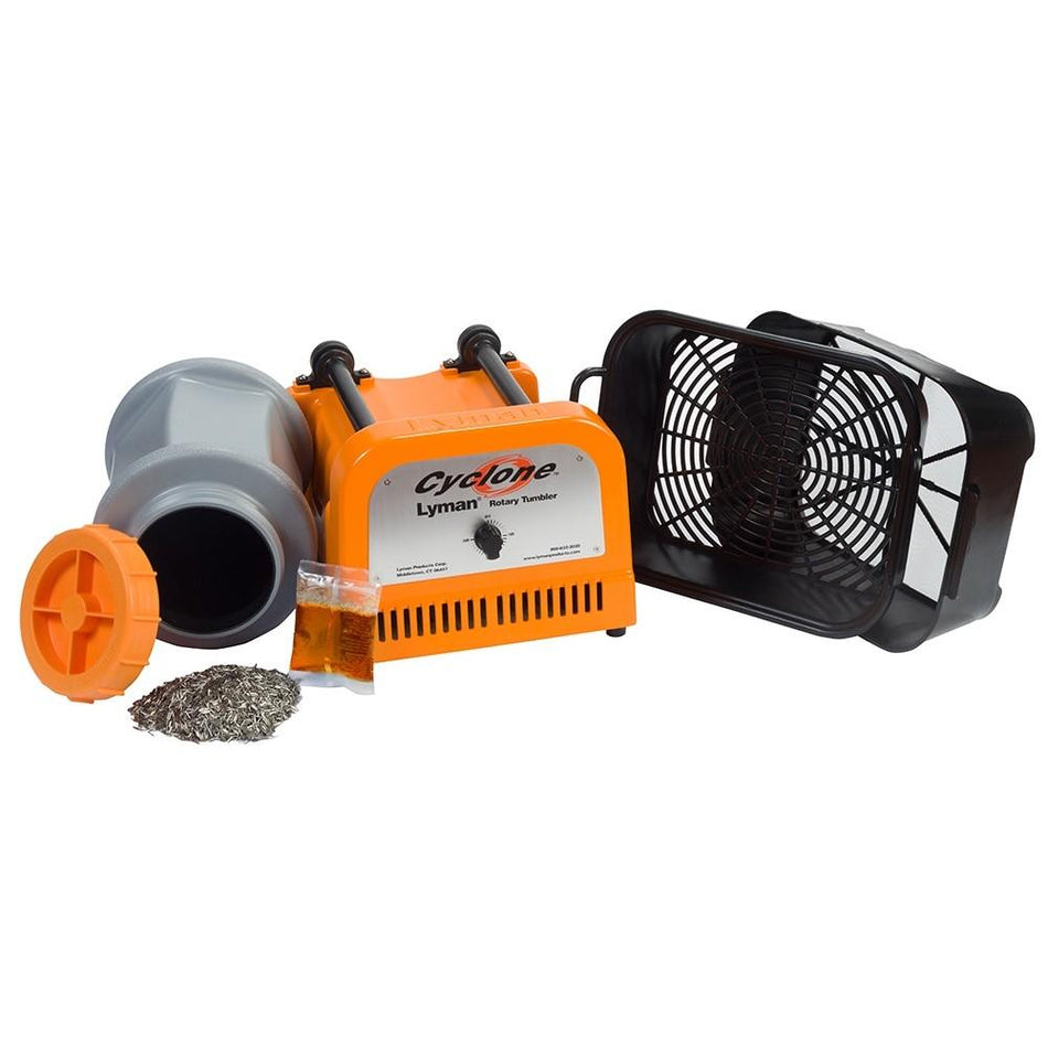Lyman Cyclone Rotary Case Tumbler with Built-In Timer and 5 lb. Stainless Pins