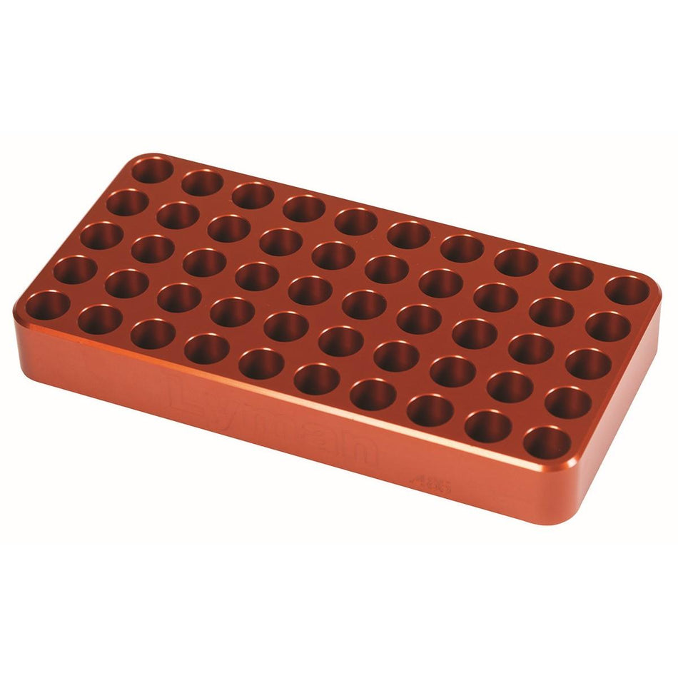 Lyman Aluminum Loading Block .485" Hole 50-Round Capacity
