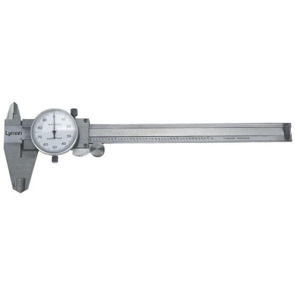 Lyman Dial Caliper Stainless Steel 6-Inch Reloading Measurement Tool