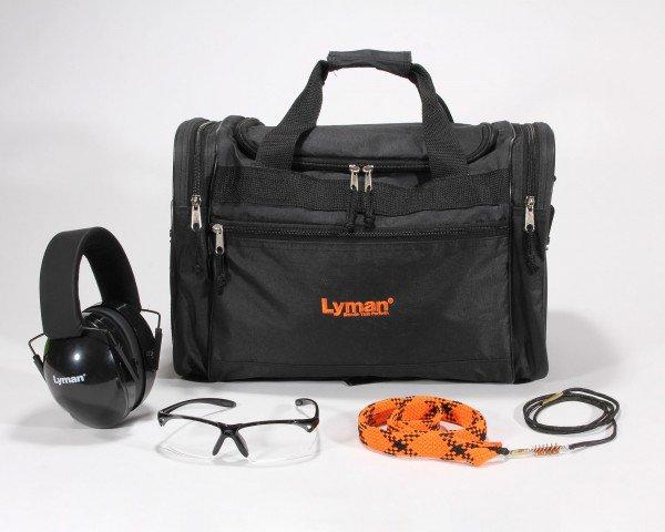 Lyman Pistol Shooting Starter Kit Cleaning and Range Accessories .380 9mm .38 .357