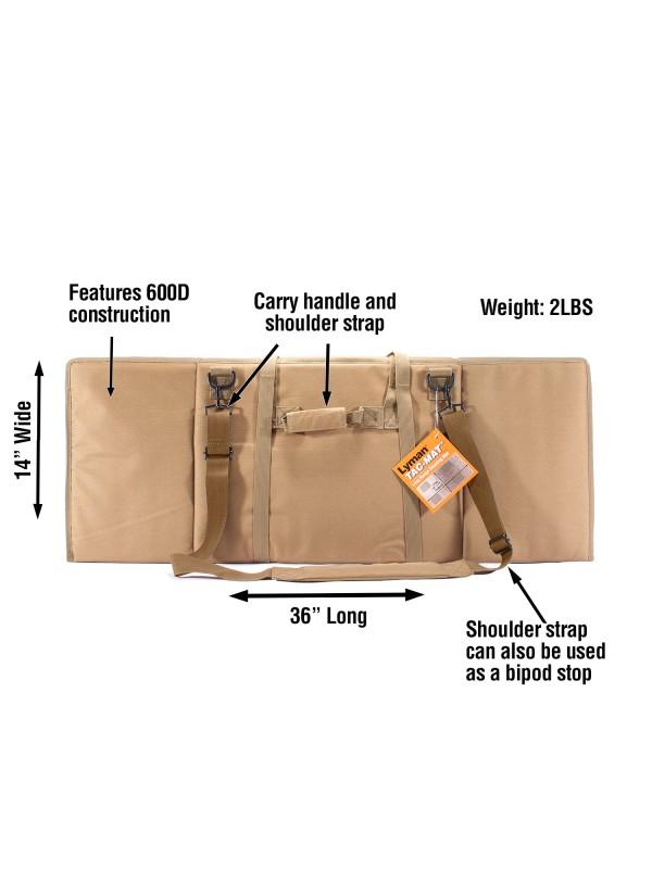 Lyman Tac-Mat Long Range Prone Shooting Mat - FDE / Flat Dark Earth
