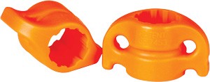 AMS Orange Everglide Bowfishing Safety Slide Kit 2-Pack 5/16"