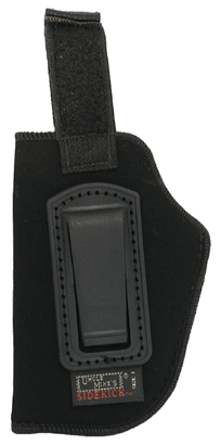 Uncle Mike's Inside The Pants Holster 76012 Size 01 Black Suede Like Belt Clip Left Hand Medium Auto 3-4" Barrel