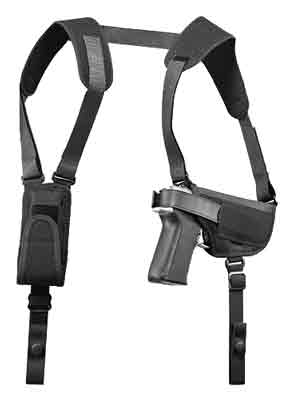 Michaels #0 Pro-Pak Nylon Horizontal Shoulder Holster Black