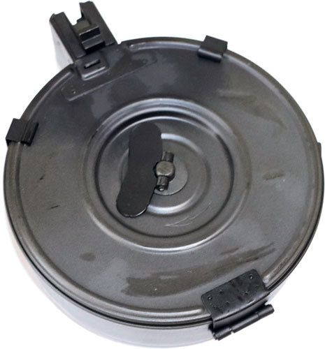 Iver Johnson AK47 Black Metal 75rd Drum Rifle Magazine