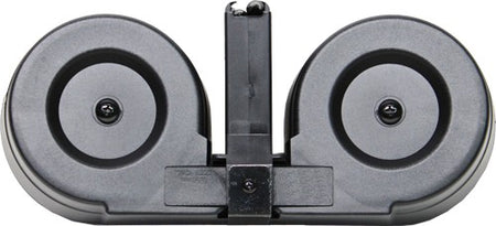 Iver Johnson AR15 223 Rem 100rd Black Clear Polymer Drum Magazine