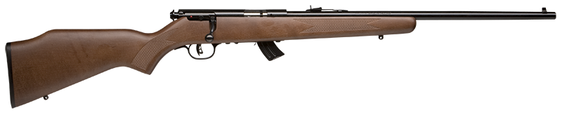Savage Arms 20700 Mark II G Full Size 22 LR 10+1 21" Matte Black Sporter Barrel, Matte Black Drilled & Tapped Carbon Steel Receiver, Satin Brown Fixed Wood Stock, Right Hand
