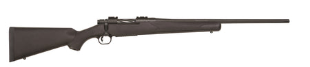 Mossberg 28085 Patriot Full Size 350 Legend 4+1 22" Matte Blued Fluted Barrel, Drilled & Tapped Matte Blued Stainless Steel Receiver, Black Fixed Synthetic Stock, Right Hand