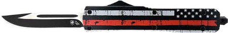 Templar Knife Slim OTF 3.1" Drop Point Back the Red Edition