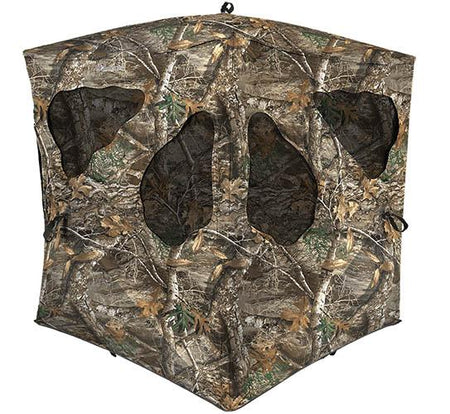 Ameristep Silent Brickhouse Blind with Silent Toggle Windows Mossy Oak Break-Up Country