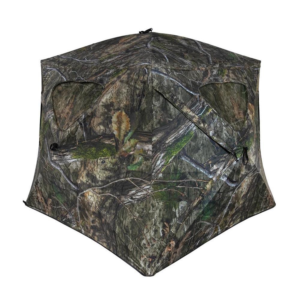 Ameristep Silent Brickhouse Extra-Large Wide-Bottom Ground Blind Mossy Oak Country DNA XL