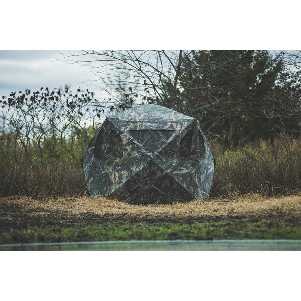 Ameristep Brickhouse Wide Bottom Extreme Hunting Blind Mossy Oak Country DNA