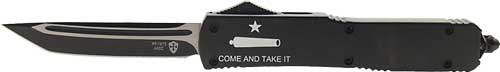 Templar Knife Slim OTF 3.1" Black Tanto Come and Take It Design