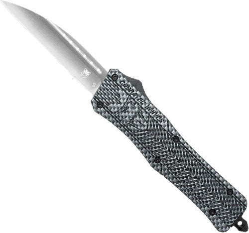 CobraTec CTK1 OTF Carbon Fiber Handle 3" Wharncliffe Knife Medium