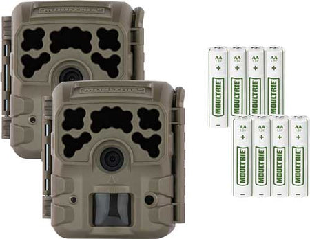 Moultrie 32i Micro No-Glow 32MP Trail Camera Two-Pack Combo