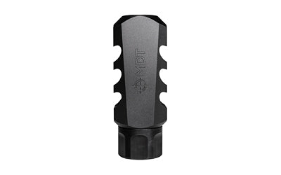 MDT Elite Muzzle Brake 223/556, 1/2-28 Thread, Alloy Steel Nitride, Black