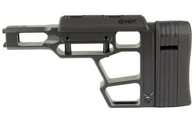 MDT SRS-X Lite Short Buttstock, Cerakote Black, Adjustable LOP and Cheek Riser, XTN Interface 109509-BLK