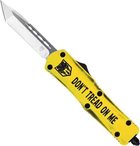CobRaTec FS3 OTF Medium Don't Tread on Me 3" Tanto Steel Knife