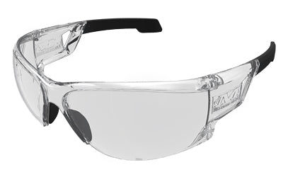 Mechanix Wear Type-N Clear Lens Safety Glasses, Black Frame, Anti-Fog VNS-10AA-PU