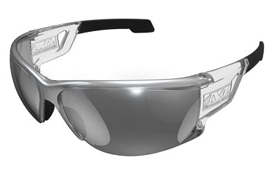Mechanix Wear Type-N Silver Lens Safety Glasses, Black Frame, Anti-Fog VNS-11AD-PU