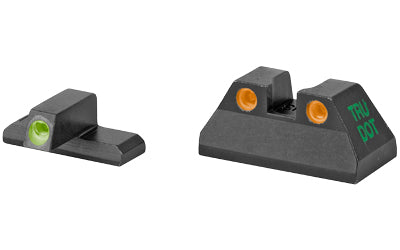 Meprolight Tru-Dot Night Sights, Tritium Powered, Green/Orange, HK USP Compact 9mm/40/45ACP 0115173301