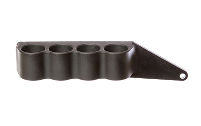 Mesa Tactical SureShell Left Side 4-Shell Saddle, 12 Gauge, Mossberg 500/590A1/Mav88, Matte Black 91240