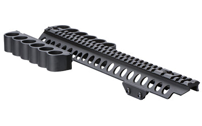 Mesa Tactical SureShell 6-Shell Carrier Both Sides with Rail, Fits Kel-Tec KSG 12 Gauge, Matte Black 93000