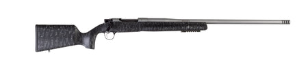 Christensen Arms 8010201500 Mesa Long Range 338 Lapua Mag 3+1 27" Threaded Barrel, Tungsten Gray Cerakote, Black with Gray Webbing Stock